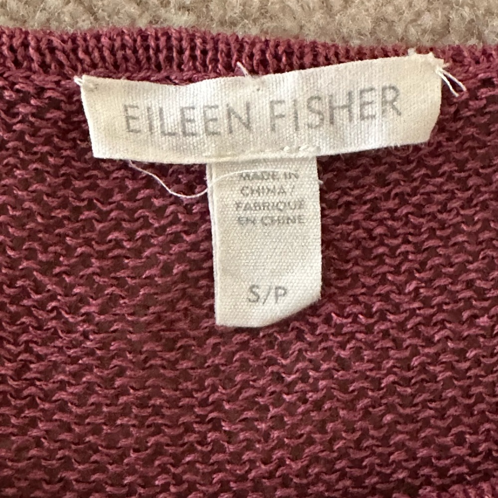 Eileen Fisher Woman’s Burgundy Dress-Tunic, Sz S/P - Picture 6 of 11